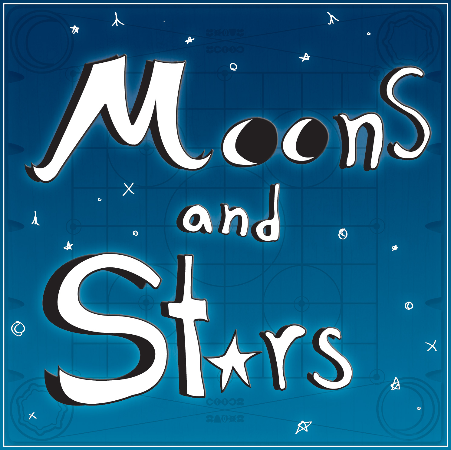 Moons and Stars strategy board game
