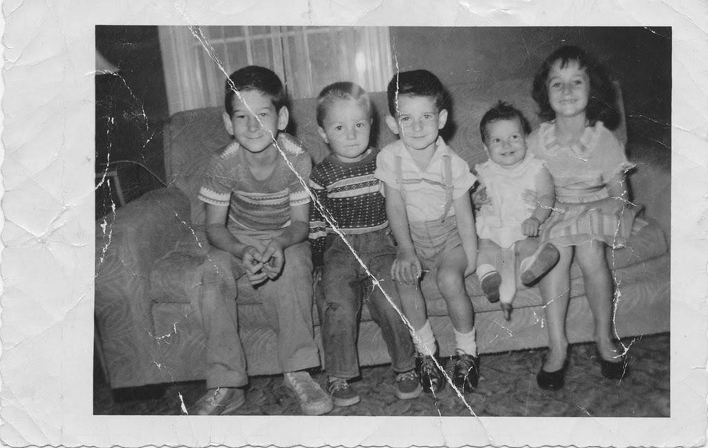 before picture of damaged photo